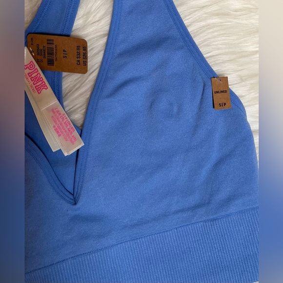 NWT PINK Victoria's Secret Seamless Plunge Bralette - Picture 7 of 7